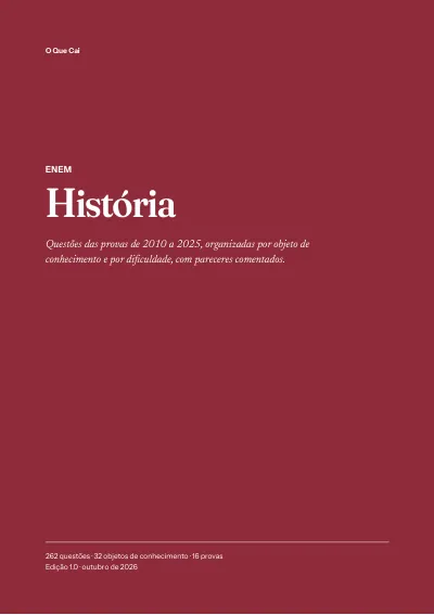 Capa da apostila de História